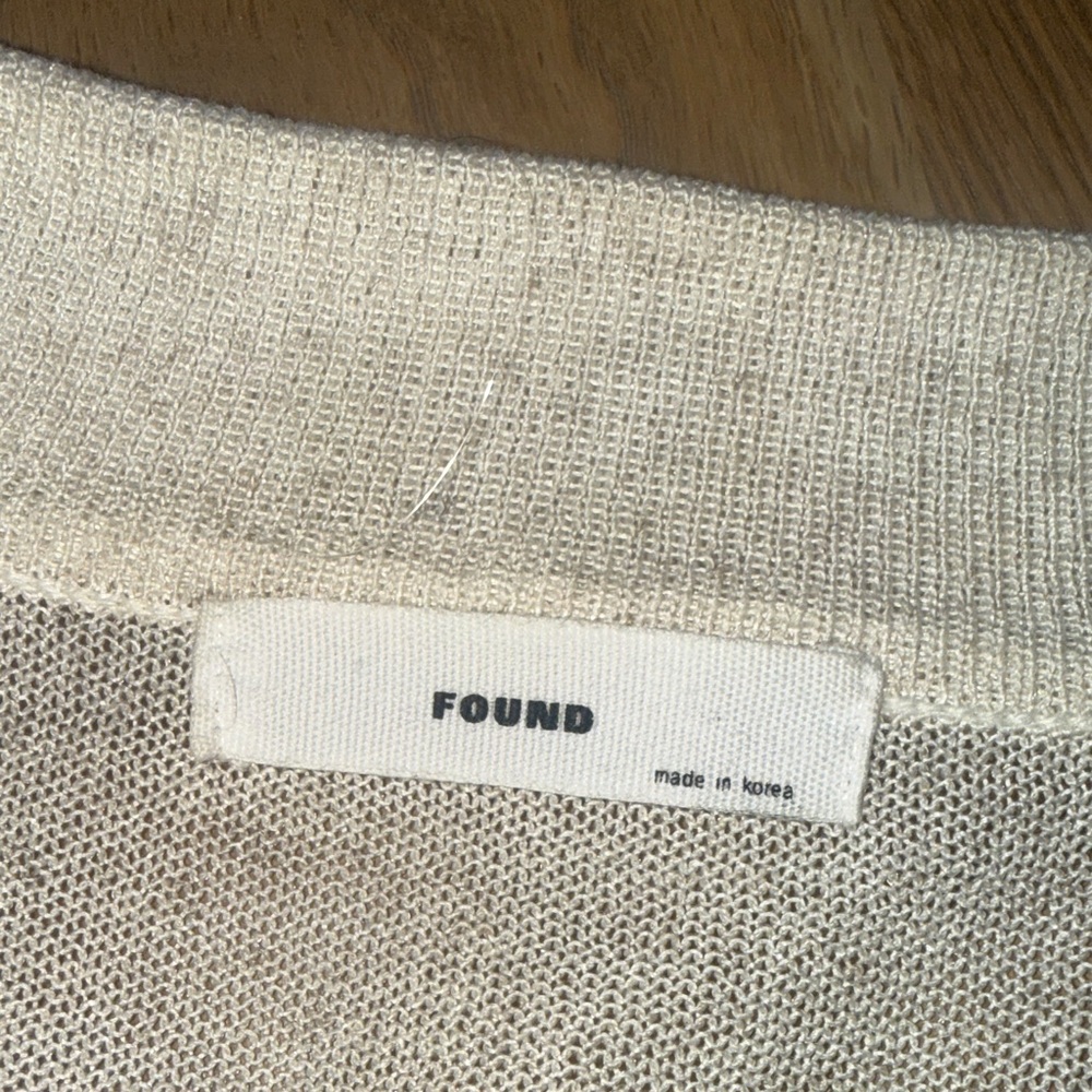 FOUND Anthropologie Argyle Patterned Sweater - image 2